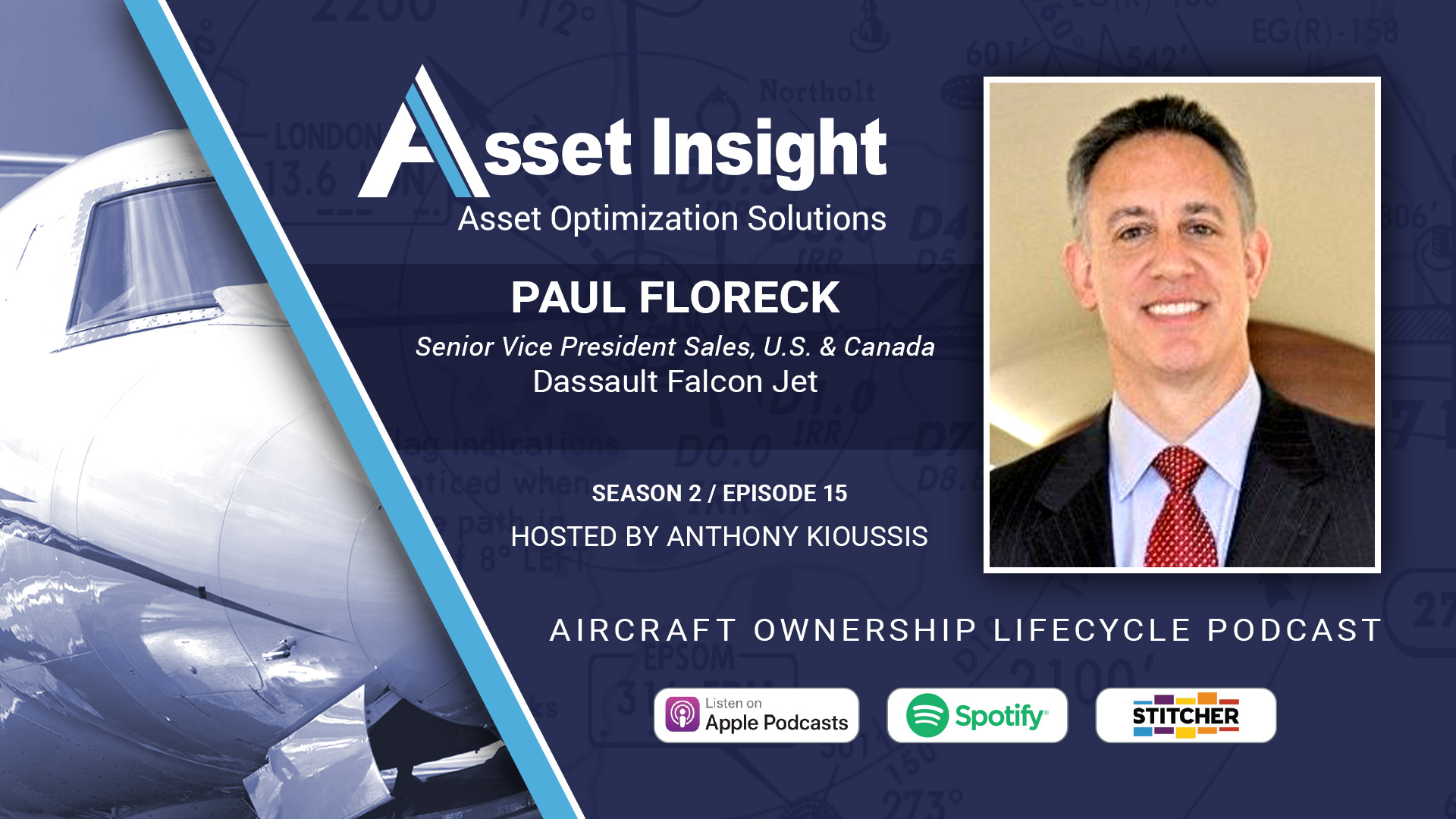 Paul Floreck, Senior Vice President Sales, U.S. & Canada, Dassault Falcon Jet